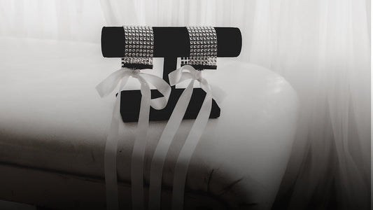 sparkly bridal handcuffs