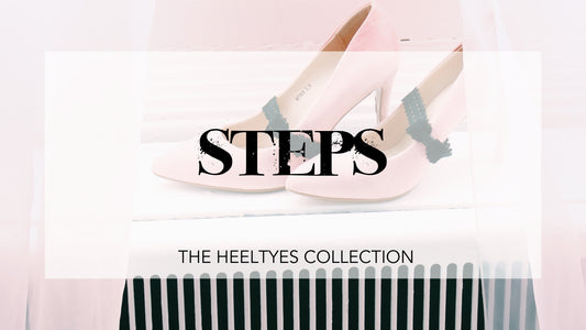 Black Bow Heel Straps