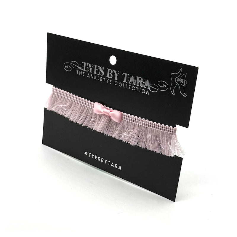 Fringe with Benefits Pink Ankletye