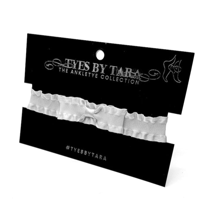 Maiden White Anklet on Packaging View