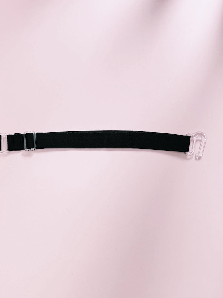 Black Bow Belt with Black Chain Drape Extender Strap