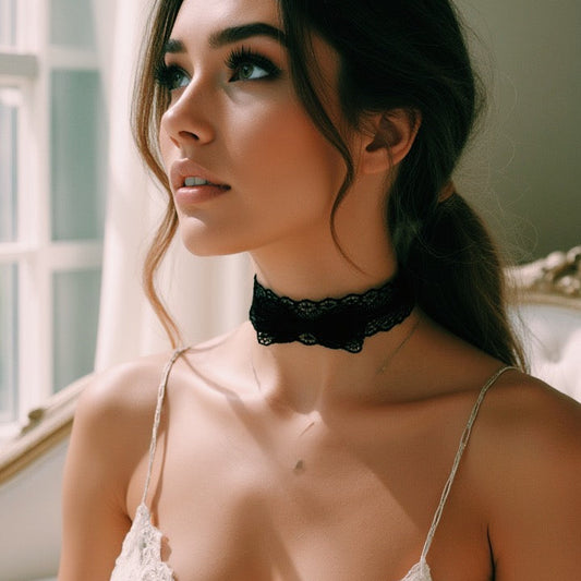 Siren Black Lace Choker
