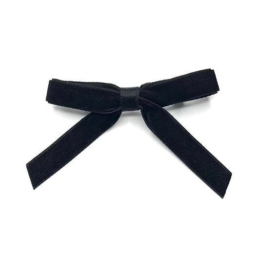 Black Velvet Hair Bow