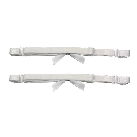 Kinkette White Bow Leg Garters