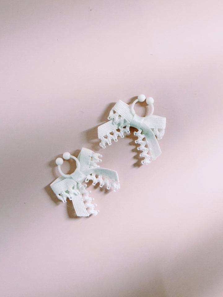 White Foxy Nipple Clamps