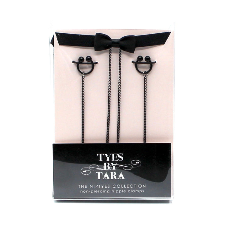 Heartbreaker Black Non-Piercing Nipple Clamps in Pink and Black Box