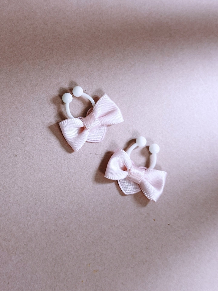 Back View of Sweetheart Pink Nipple Clamps
