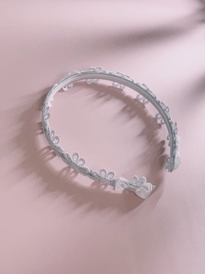 White Blossom White Headband