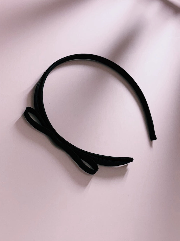 Enchantress Black Bow Headband
