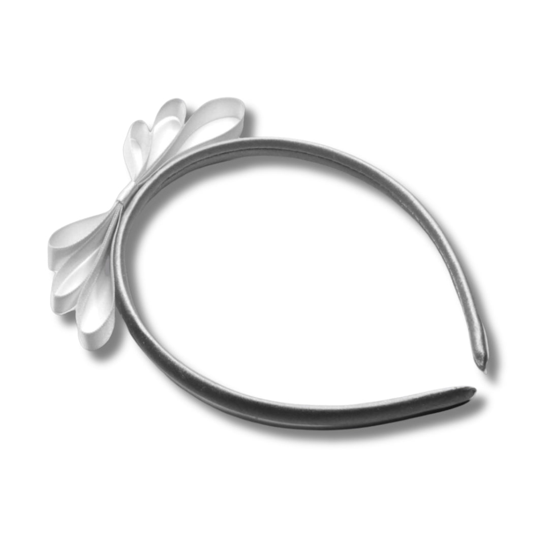 Highness White Bow Headband