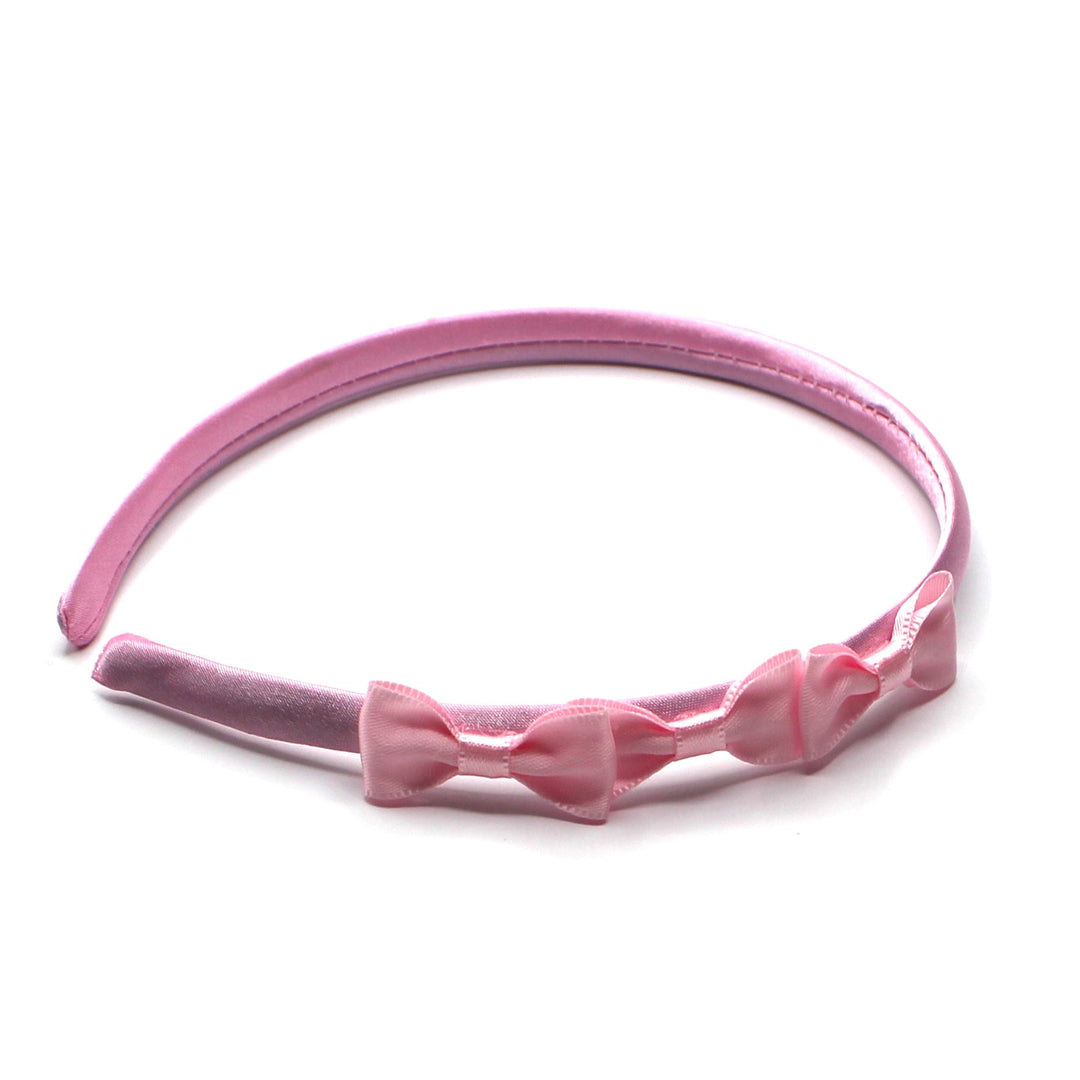 Menage A Trois Pink Bow Headband