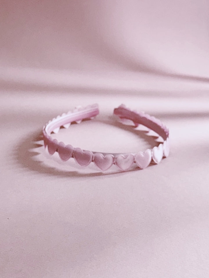 Second View Pink Heart Headband