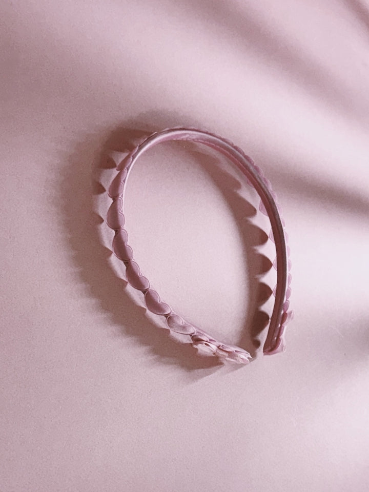 Sweetheart Pink Heart Headband