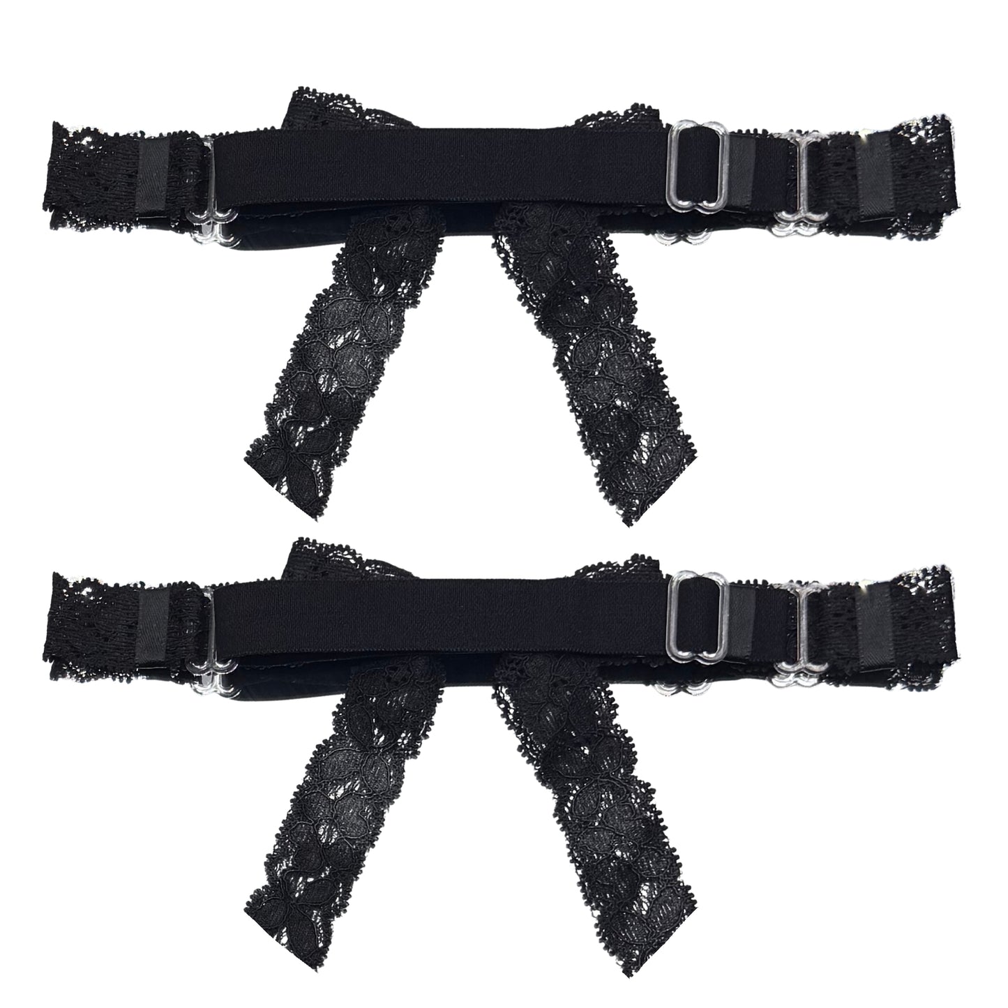 Adjustable Straps Lace Bow Leg Garters