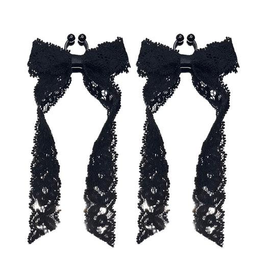 black alce bow nipple clamps