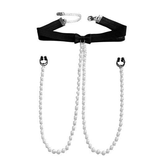 centerfold pearl nipple clamps