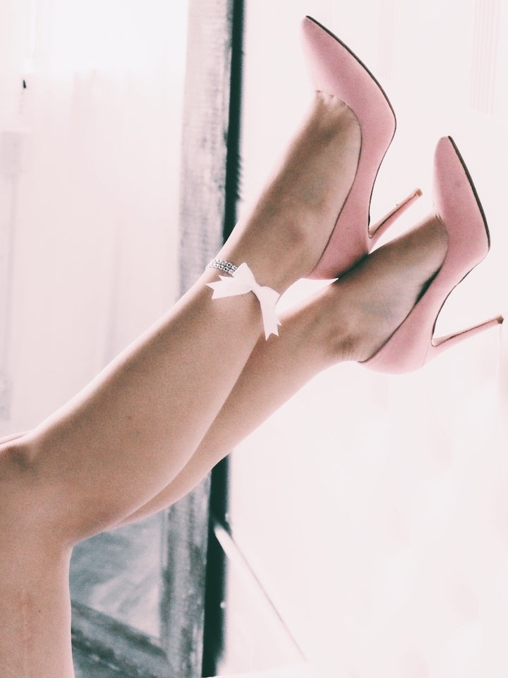 Princesa White Ankletye