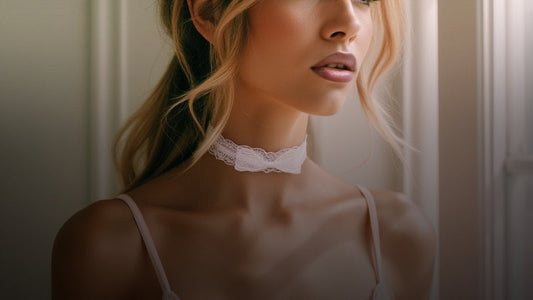 Bridal Boudoir Lace White Choker