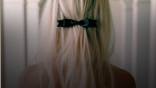 Black Hair Bow Clip