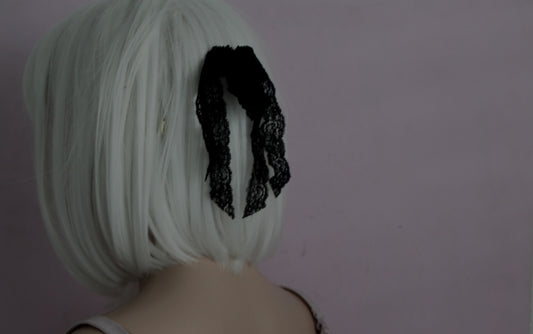 Black Hair Bow