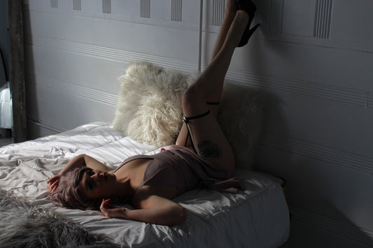 Black Leg Garters 