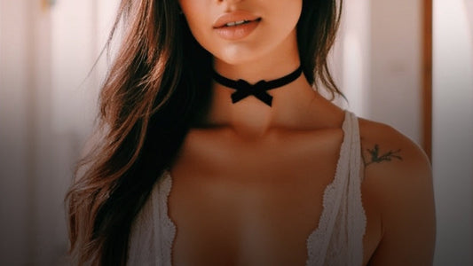 bow velvet choker