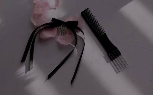 Feminine Black Hair Bows