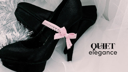 pink anklet quiet elegance