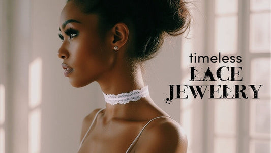 White Lace Bow Jewelry
