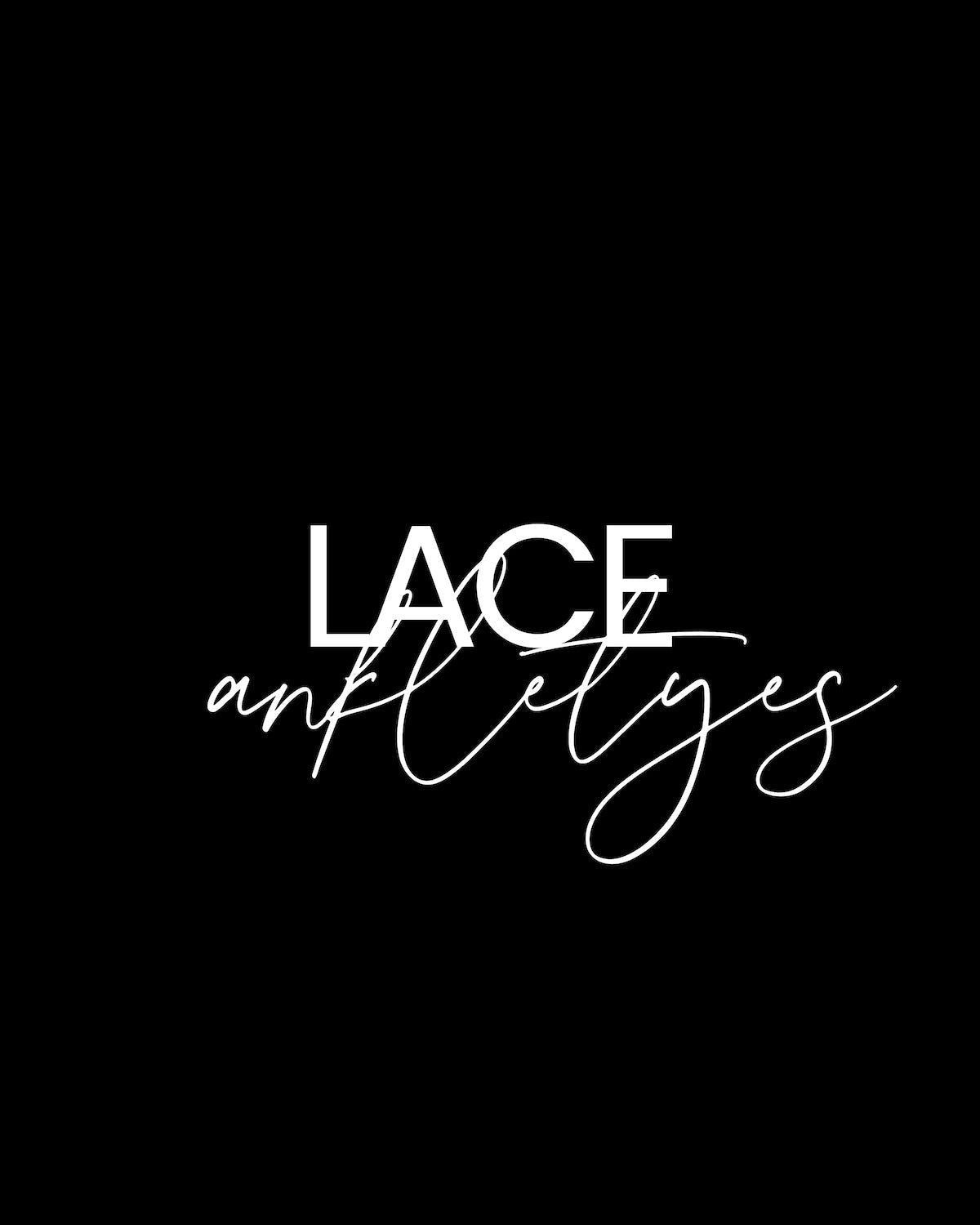 lace anklets