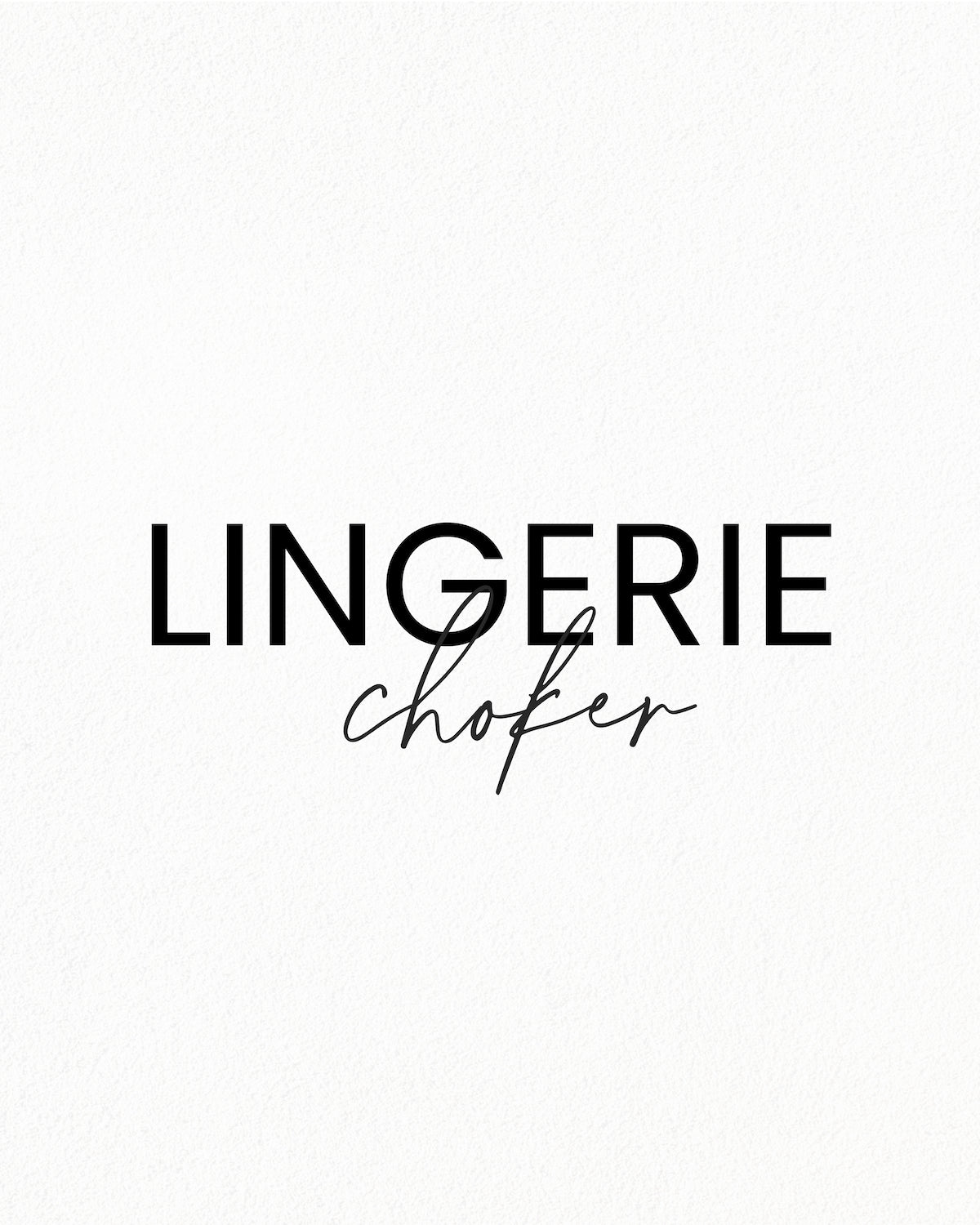 lingerie choker
