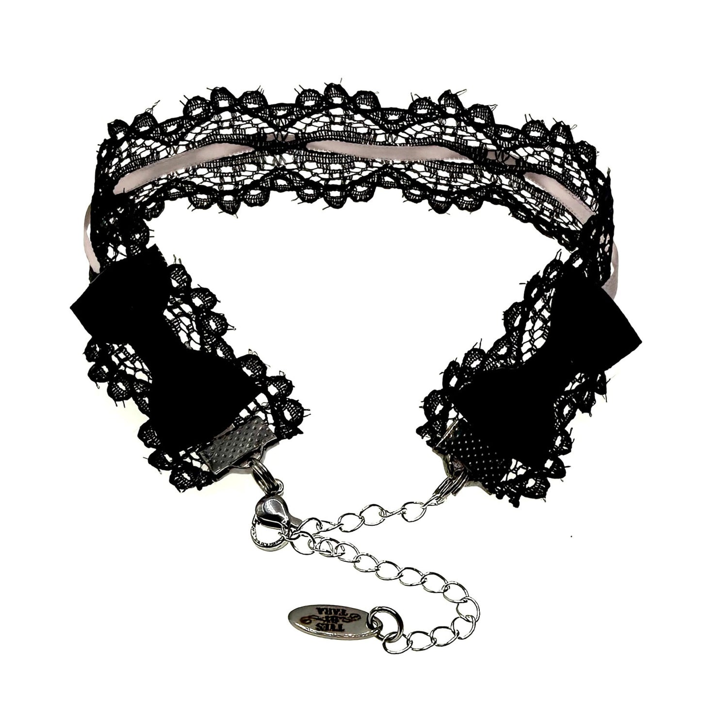 Chantilly Black Lace Anklet 