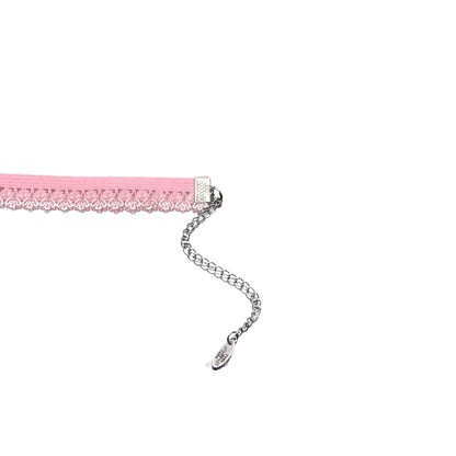 Belle Pink Bow Anklet Extender Chain View