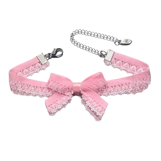 Belle Pink Bow Anklet