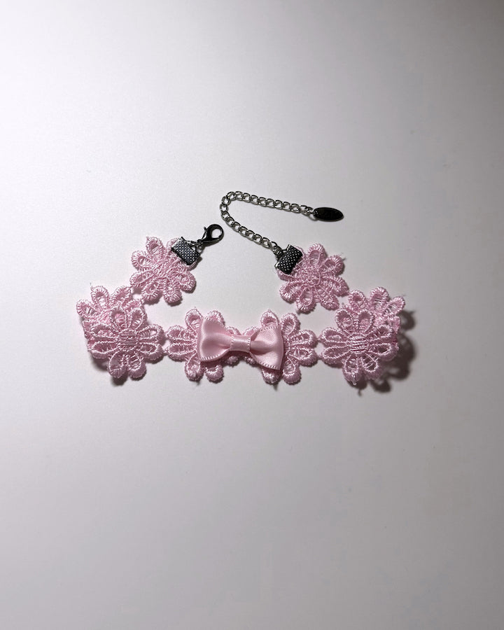 Blossom Pink Flower Anklet 