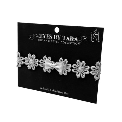 Blossom White Flower Anklet