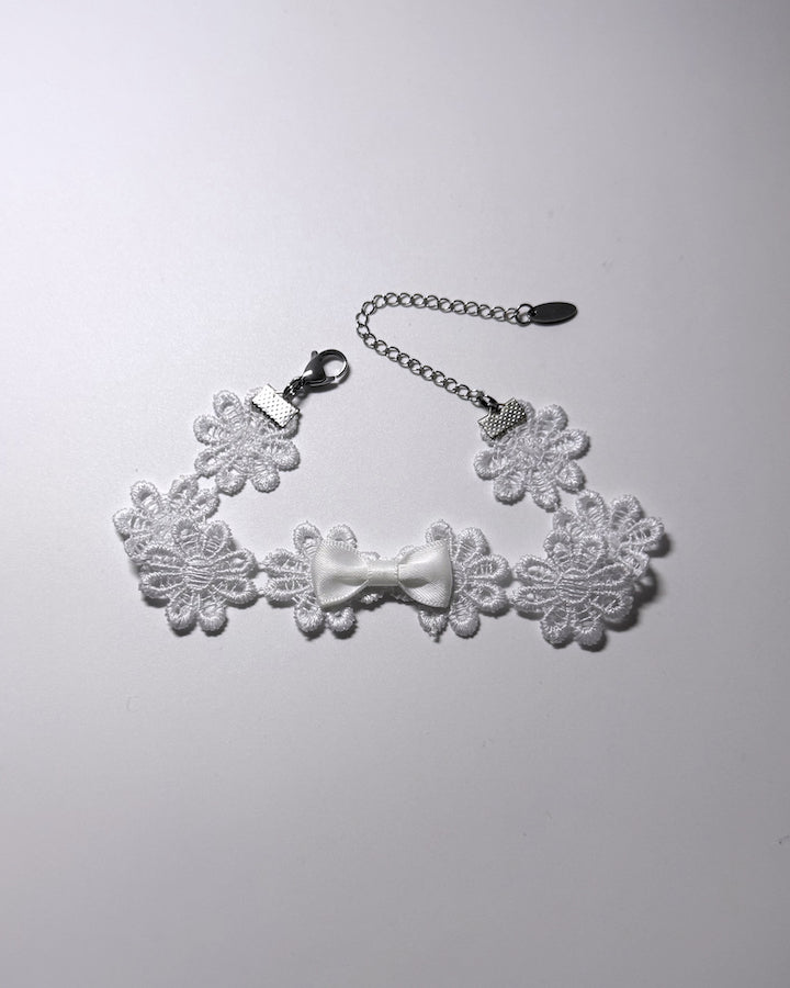 Blossom White Flower Anklet