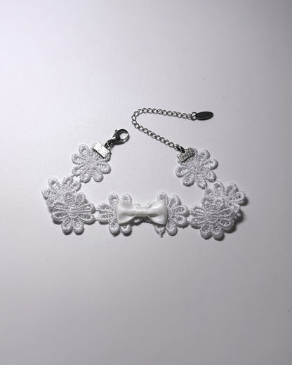 Blossom White Flower Anklet