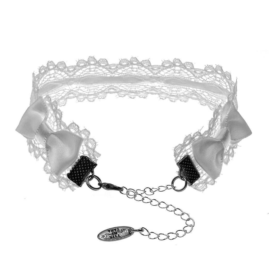 Chantilly White Lace Anklet