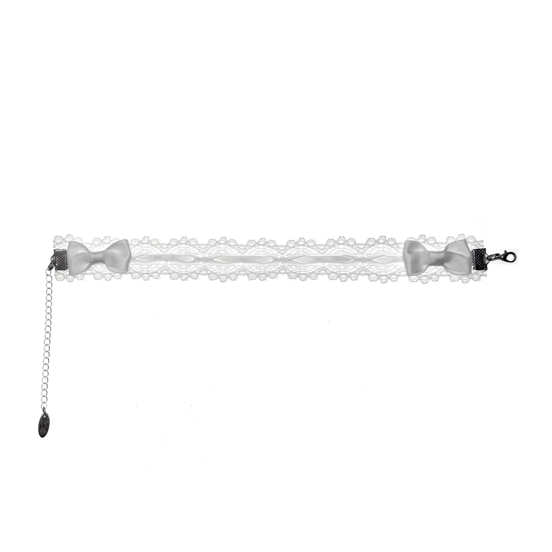 Chantilly White Ankletye