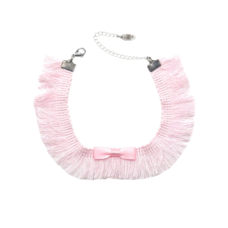 Pink Fringe Anklet 