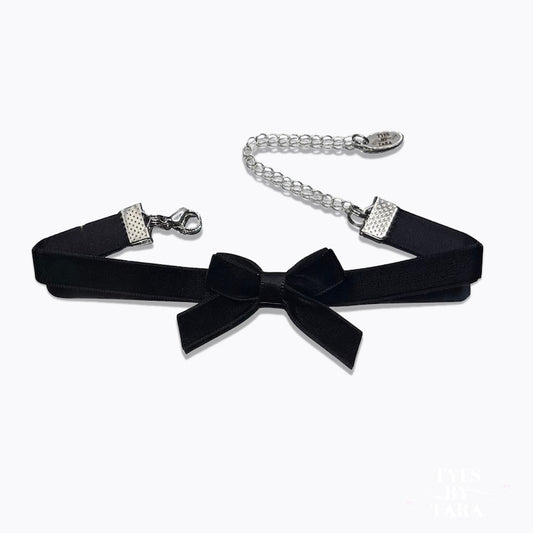 Marie Antoinette Black Bow Anklet 