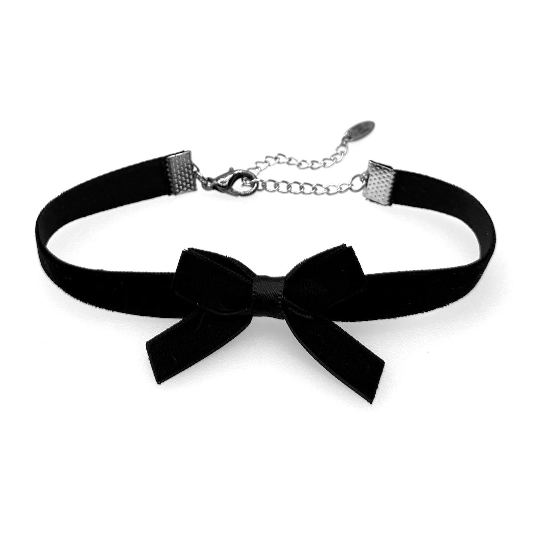 Marie Antoinette Black Bow Anklet 