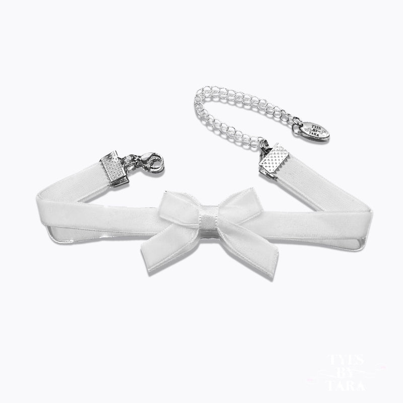 Marie Antoinette White Bow Anklet 