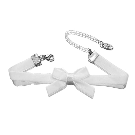Marie Antoinette White Bow Anklet 