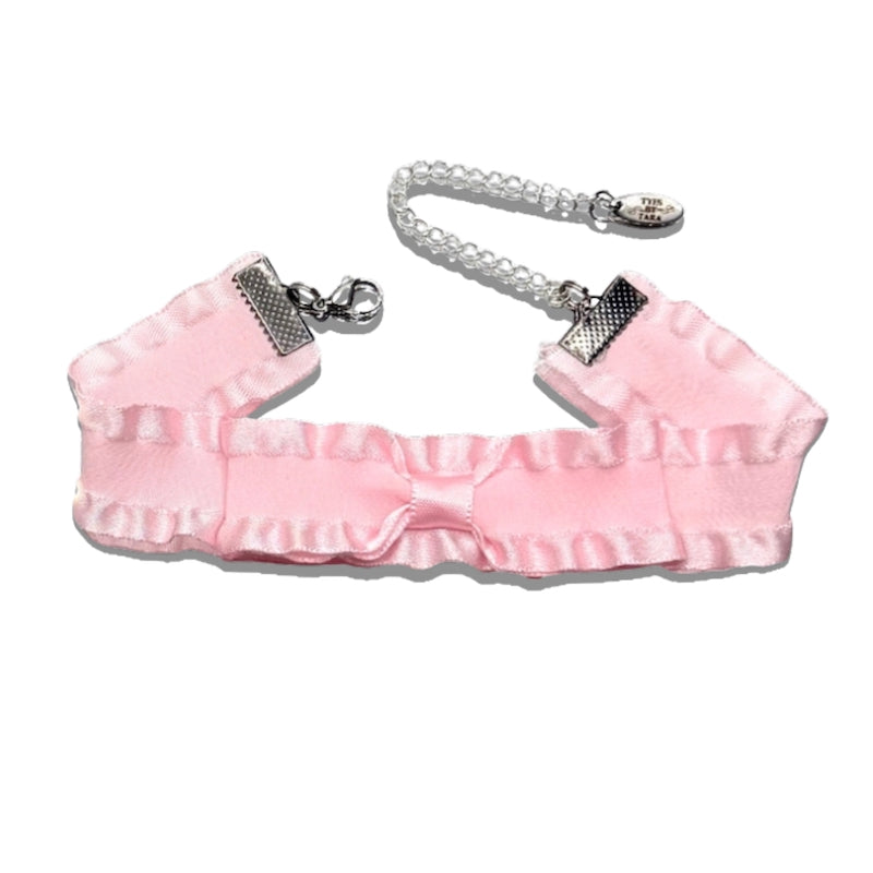 Maiden Pink Ruffled Anklet