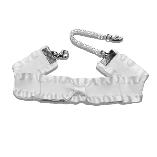 Maiden White Bow Anklet