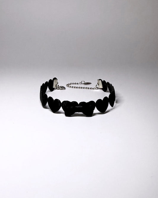 Black Heart Anklet