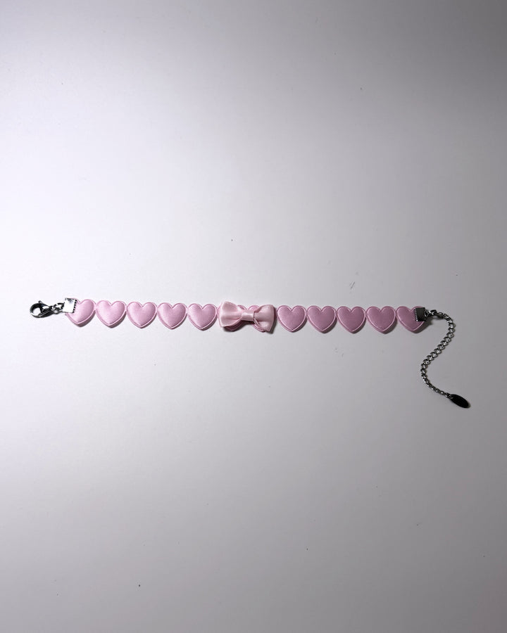 Sweetheart Pink Anklet Flatlay