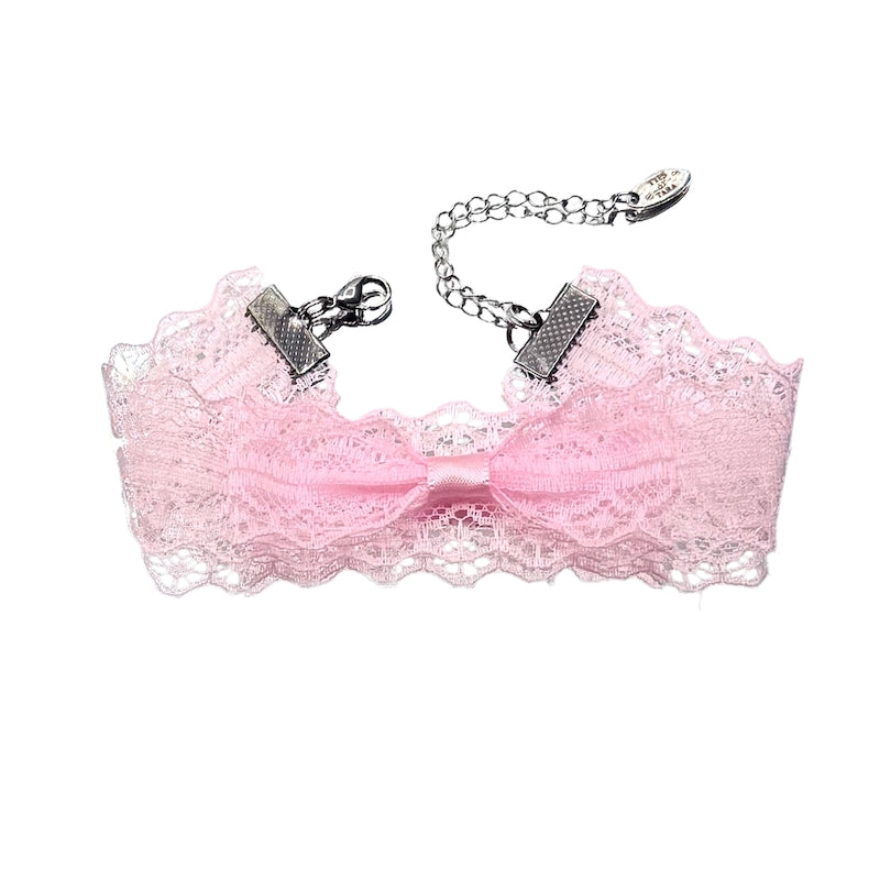 Siren Pink Lace Anklet 